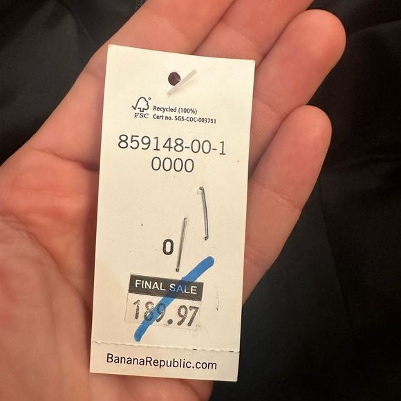 Banana Republic tool tube top dress size 0 black - Picture 2 of 8